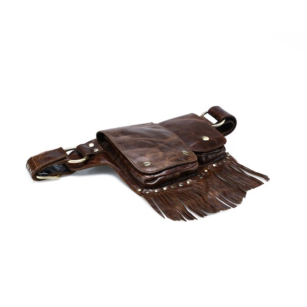 fringe waist bag