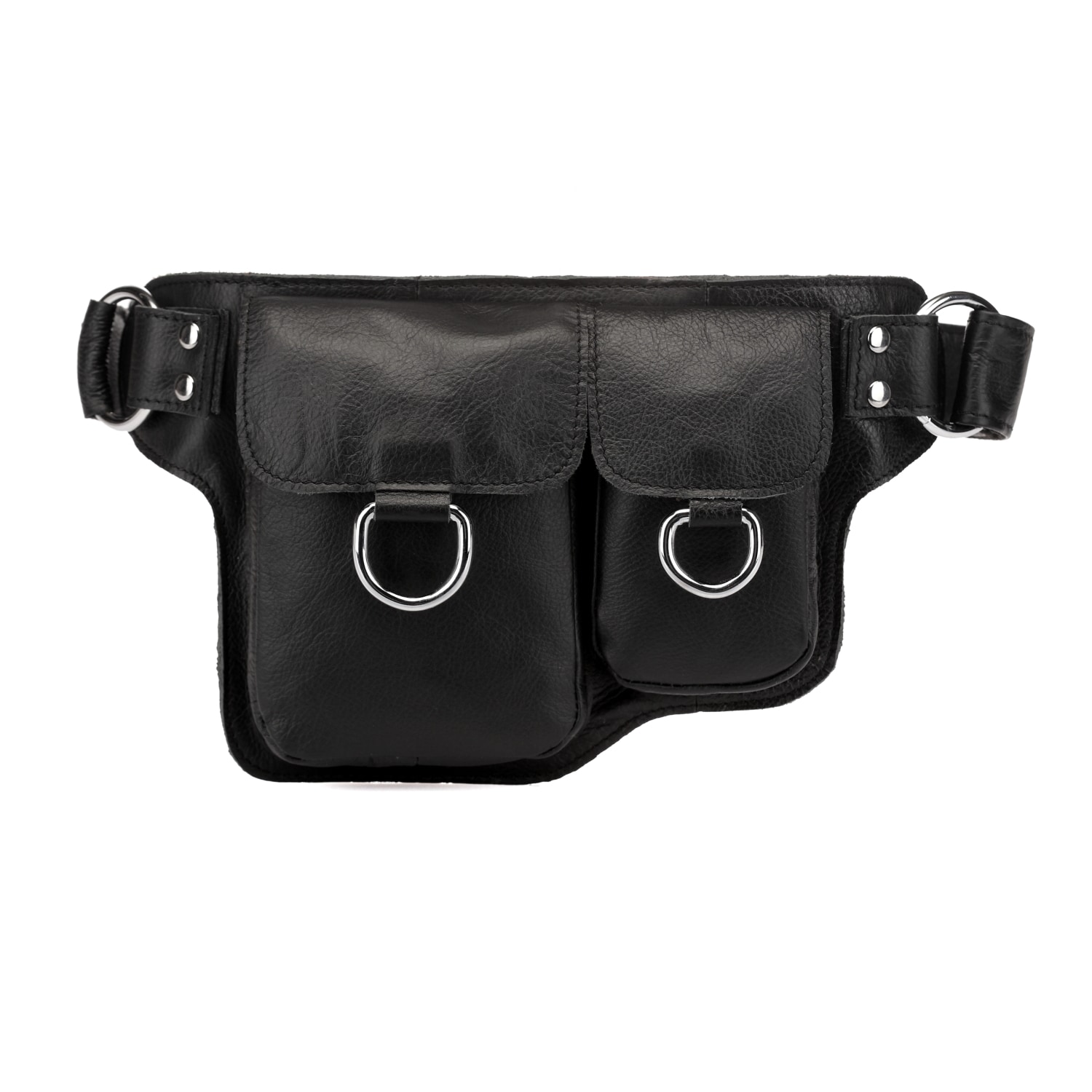 vicenzo leather genuine leather waist bag fanny pack