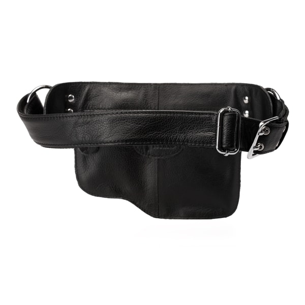 vicenzo leather genuine leather waist bag fanny pack