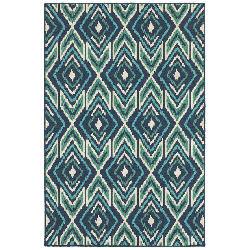 Style Haven Martinique Floral Trellis Indoor-Outdoor Area Rug