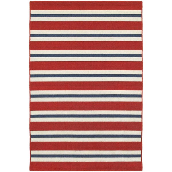Laurel Creek Josie Horizontal Striped Area Rug - 5'3" x 7'6"