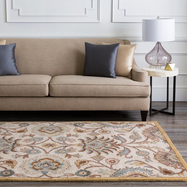 Patchway Hand-Tufted Paisley Wool Area Rug (4' x 6') - 4' x 6'