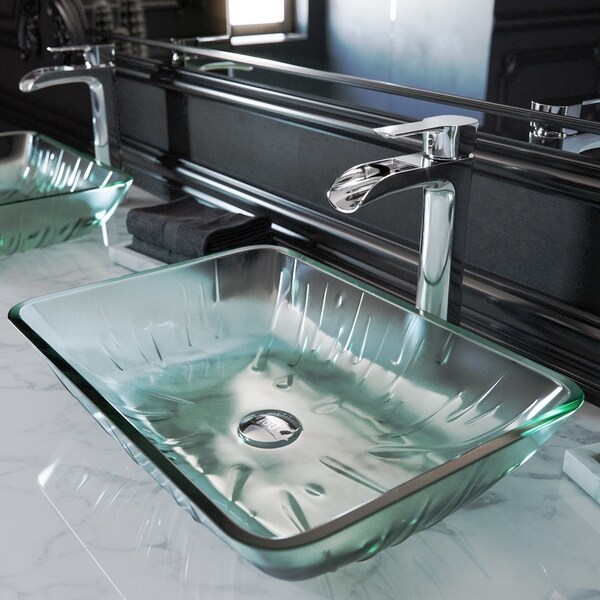 VIGO Niko Bathroom Vessel Faucet in Chrome