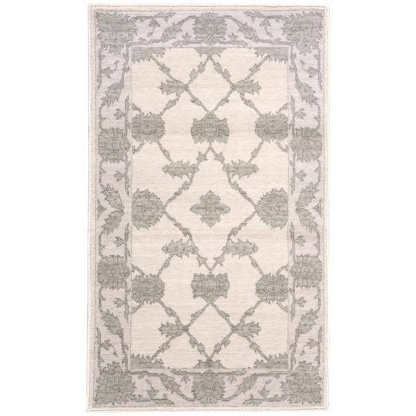 Bedroom Nourison New Horizon HRZ01 Area Rug Off-White 3'9 x 5'9 Border 4' x 6' Indoor Living Room Dining Room Classic Bedroom Nourison New Horizon HRZ01 Area Rug Off-White 3'9 x 5'9 Border 4' x 6' Indoor Living Room Dining Room Classic