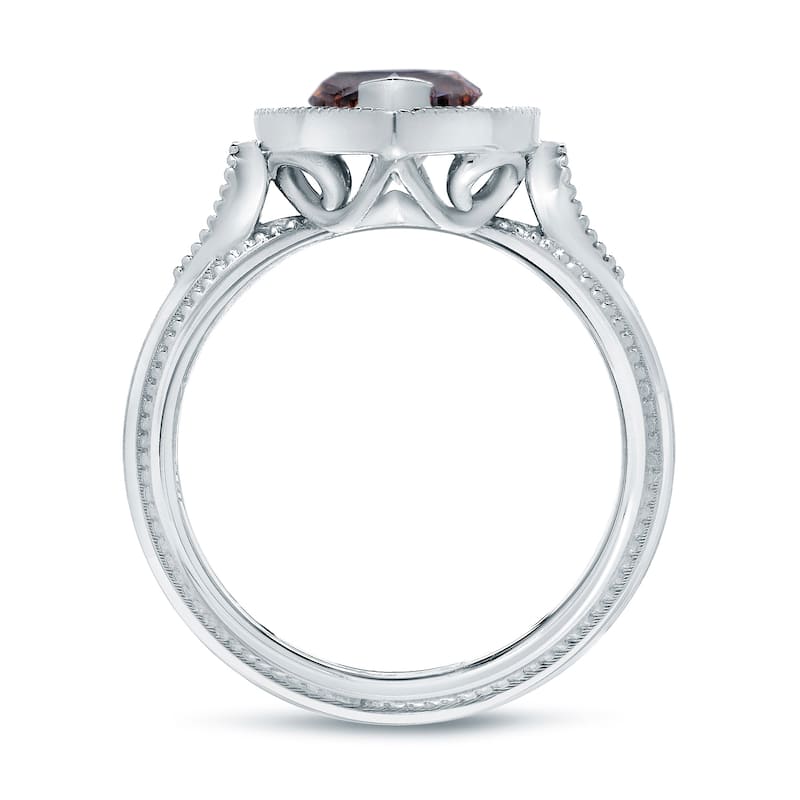 Auriya 18k Gold 2ctw Halo Marquise Brown Diamond Engagement Ring (H-I, SI1-SI2)