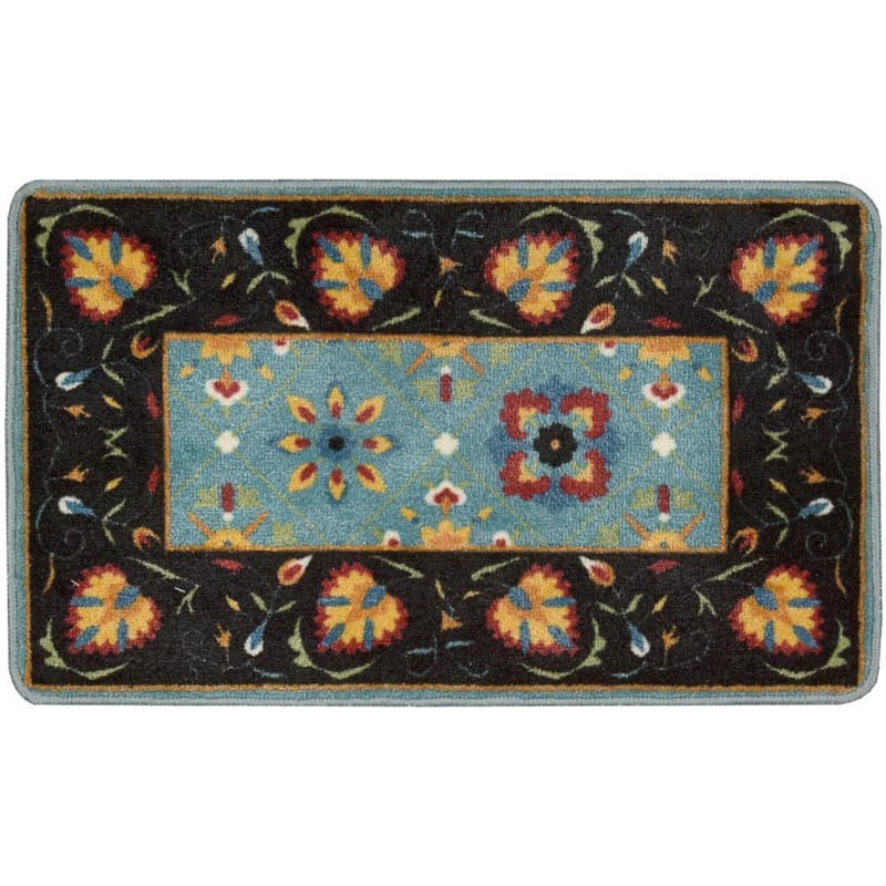 Nourison Lattice Victorian Shabby Chic Floral Area Rug