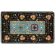preview thumbnail 2 of 2, Nourison Lattice Victorian Shabby Chic Floral Area Rug 1'6" x 2'6" - Blue - Runner/Rectangle