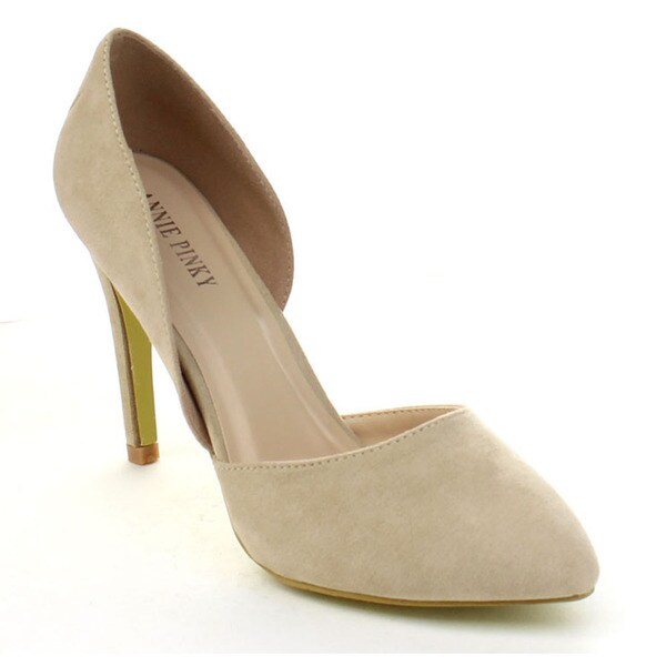 high pinky heels toe Dress Basic KARA ANNIE  06 17706858 Women's PINKY D'orsay  Chic Pumps