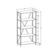 Shop TRIBECCA HOME Blake Metal Chain Link 5-tier Bookcase Media Tower ...
