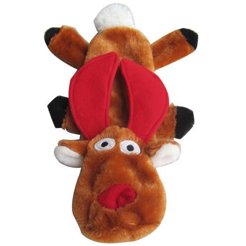 christmas reindeer dog toy