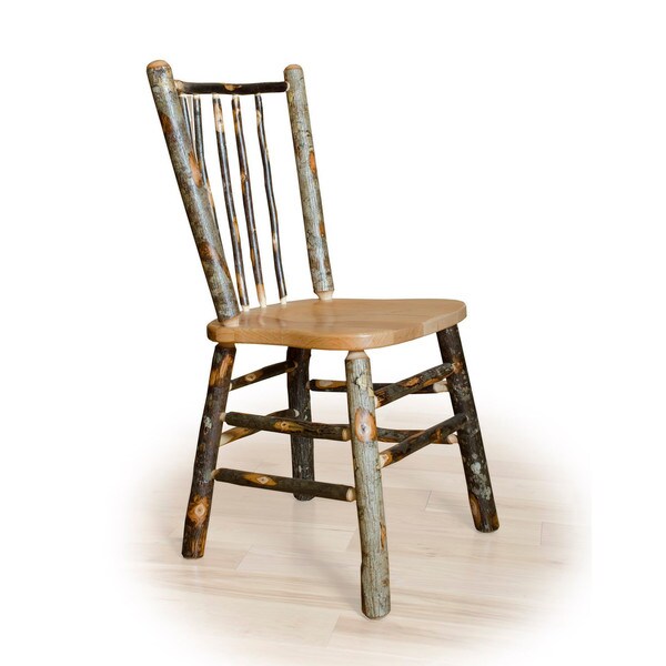 Shop SET OF 2 Rustic Hickory StickBack Dining Side Chairs Free