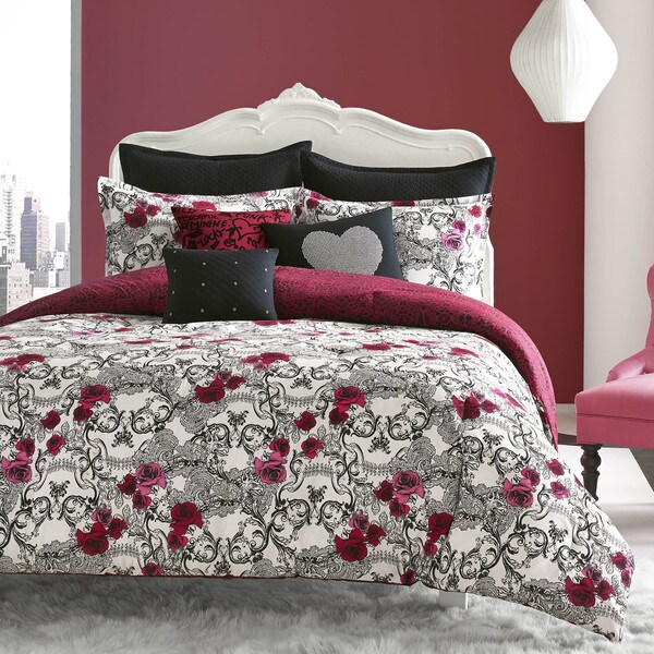 Betsey Johnson Rock Out 3-piece Comforter Set - Overstock ...