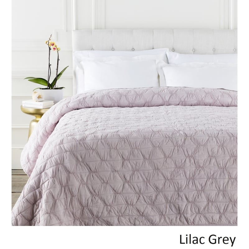 Claire Gathered Cotton Quilt