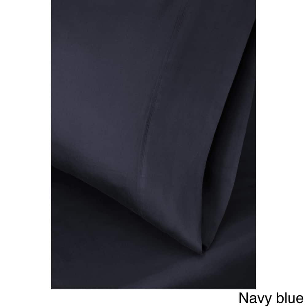 Superior Cotton Blend 1200 Thread Count Solid Deep Pocket Bed Sheet Set