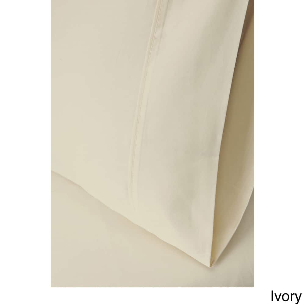 Superior Cotton Blend 1200 Thread Count Solid Deep Pocket Bed Sheet Set