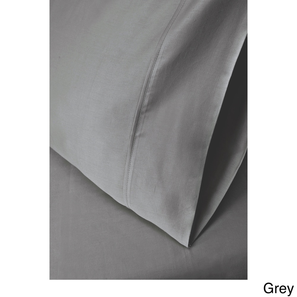 Superior Cotton Blend 1200 Thread Count Solid Deep Pocket Bed Sheet Set
