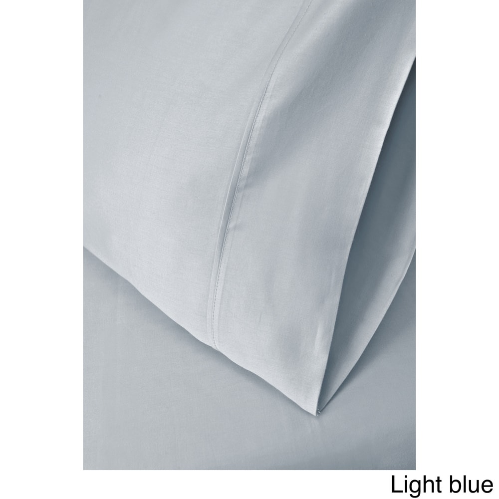 Superior Cotton Blend 1200 Thread Count Solid Deep Pocket Bed Sheet Set