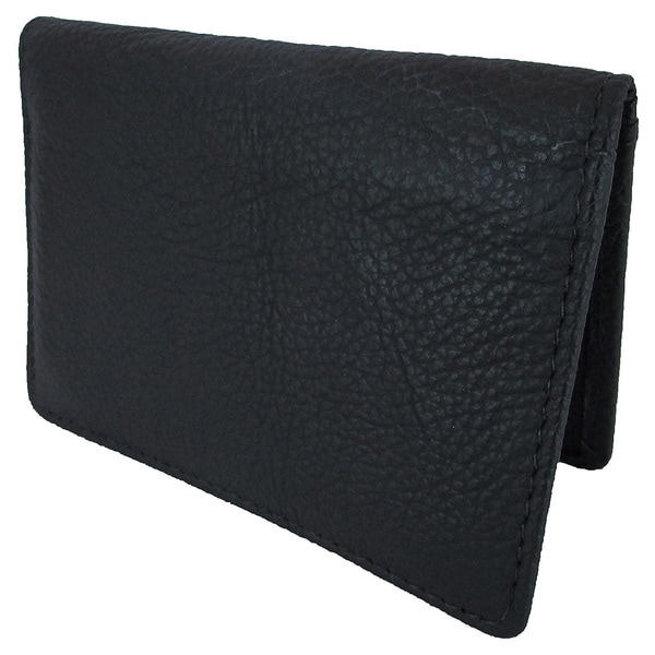 leather pocket business card holder