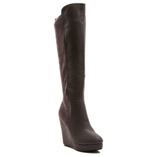 Gomax Women's Fullhouse-08 Mid-Calf Wedge Boot