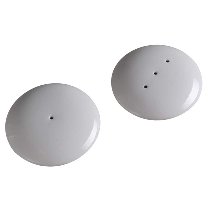 Vanilla Trends Round Salt/Pepper Set - White - 2 Piece
