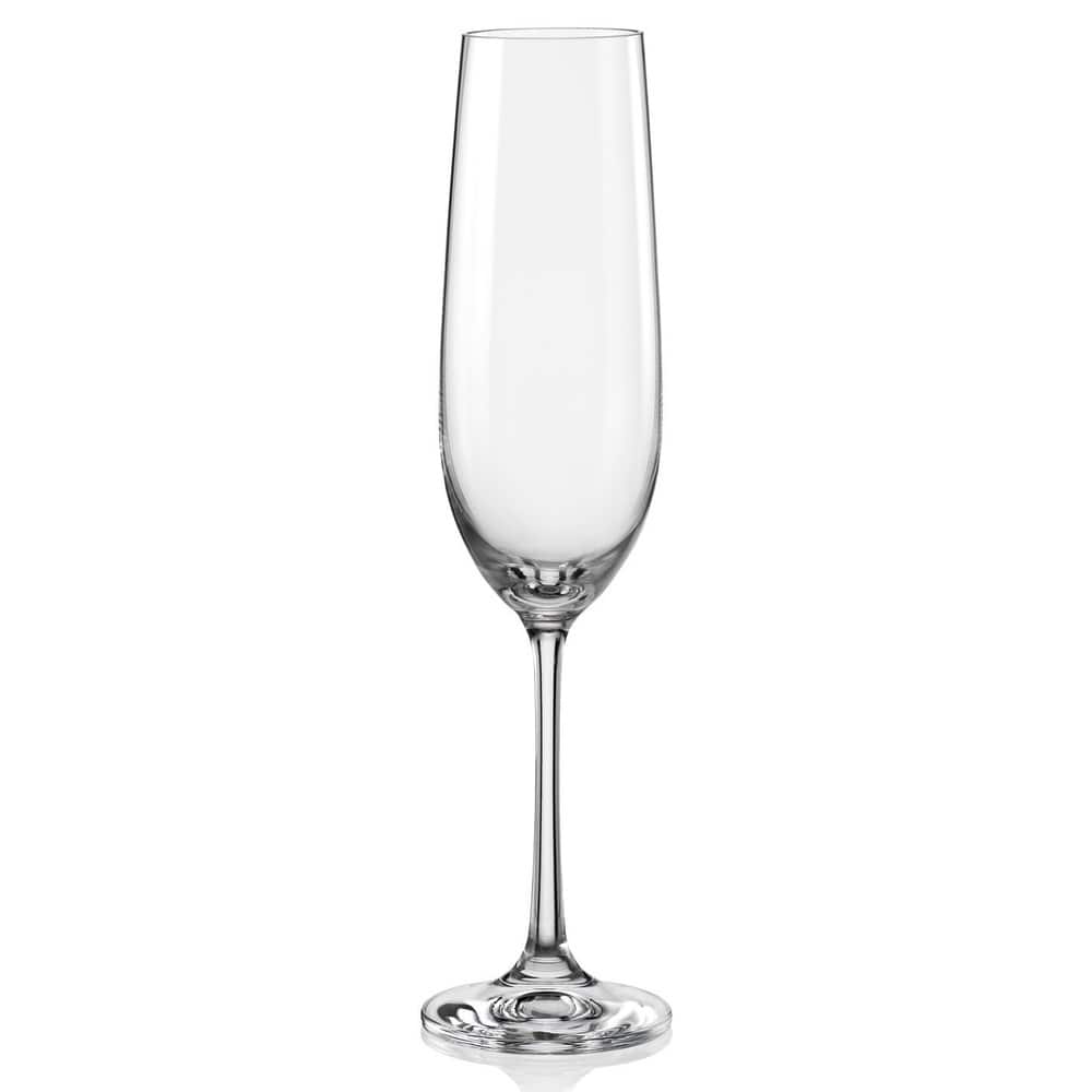 Viola Fluted Champagne Glass 6.5oz Set/6 (Set of 6)