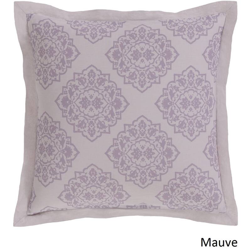 Sheena Floral Linen/ Cotton Sham - Purple