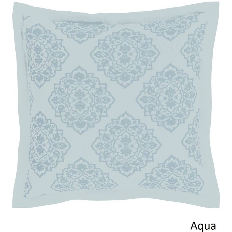 Sheena Floral Linen/ Cotton Sham - Blue