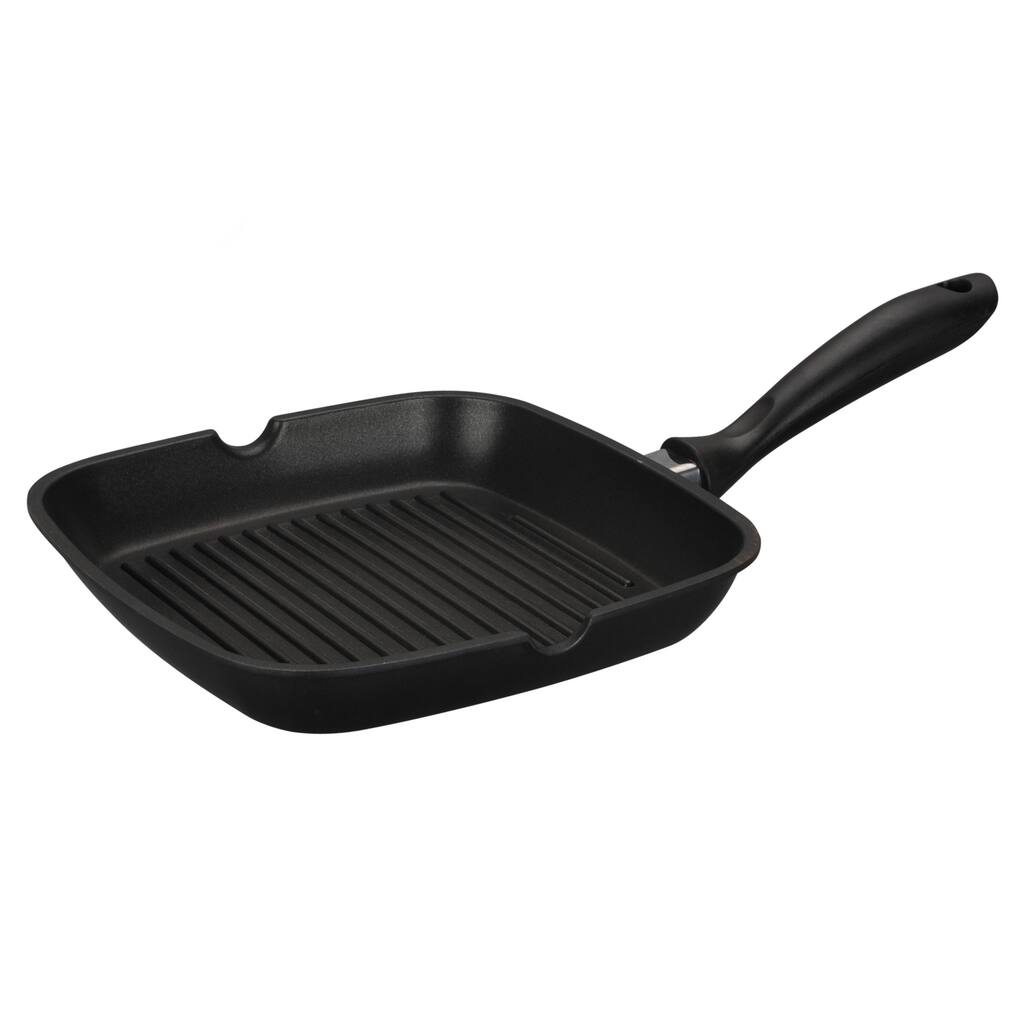 Cast Aluminum 9" Grill Pan with Induction Bottom