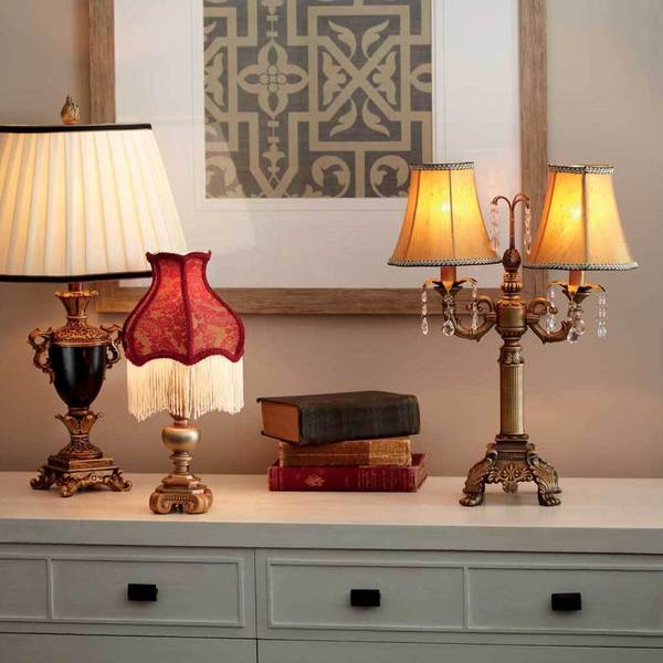 two arm table lamp