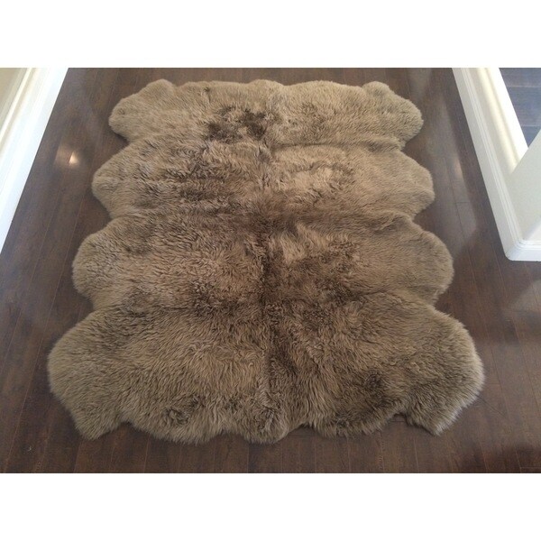 Northland Supreme Sheepskin Wool 8 Pelt Rug 6 X Free Northland Supreme Sheepskin Wool 8 Pelt Rug