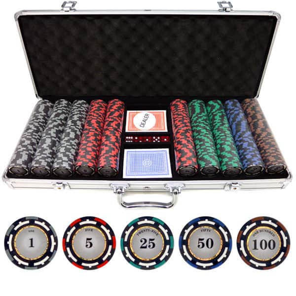500-piece Z-Pro 13.5-gram Clay Poker Chips