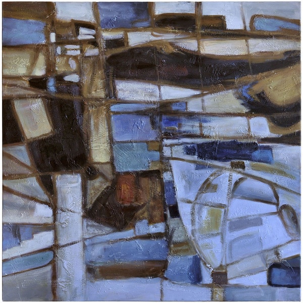 Abstract Moncia Square Unframed Oil-painting on Canvas 40" x 40"