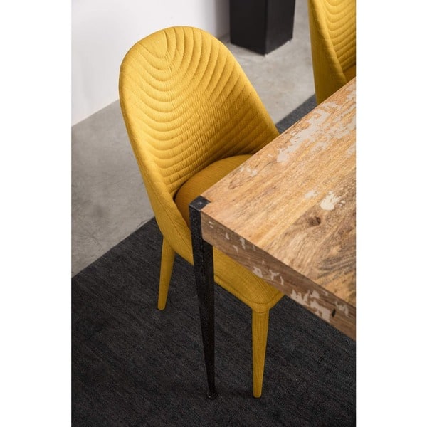 Yellow Wood Dining Chair  : Ours Are Designed With The Right Proportions To Be Comfortable To Sit In Until Dessert.