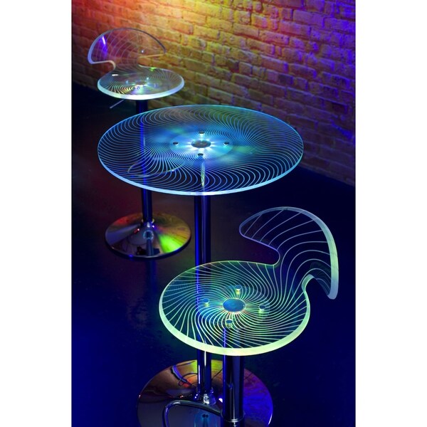 led bar table