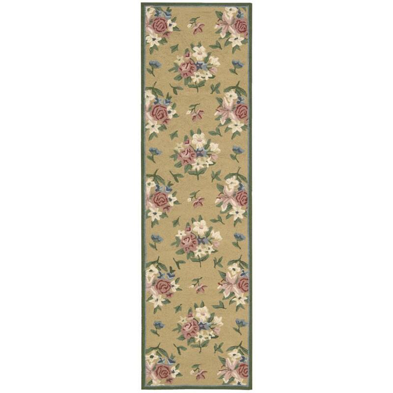 Nourison Lattice/Hsn Area Rug - 2'3" x 8' Runner - Yellow - Runner/Rectangle