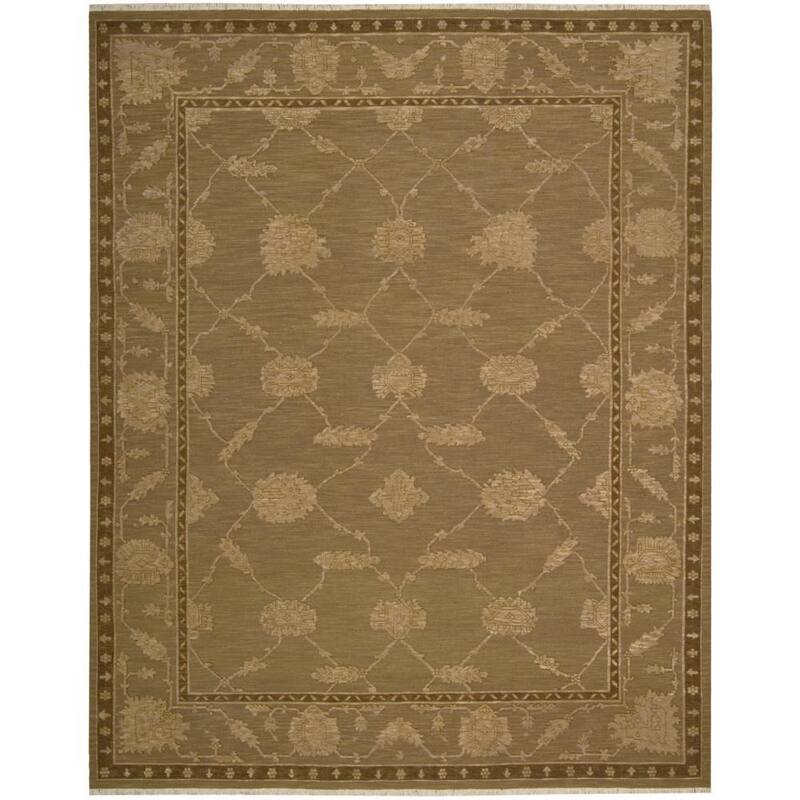 Nourison Silk Pointe Area Rug - 7'10" x 9'10" - Brown - Runner/Rectangle