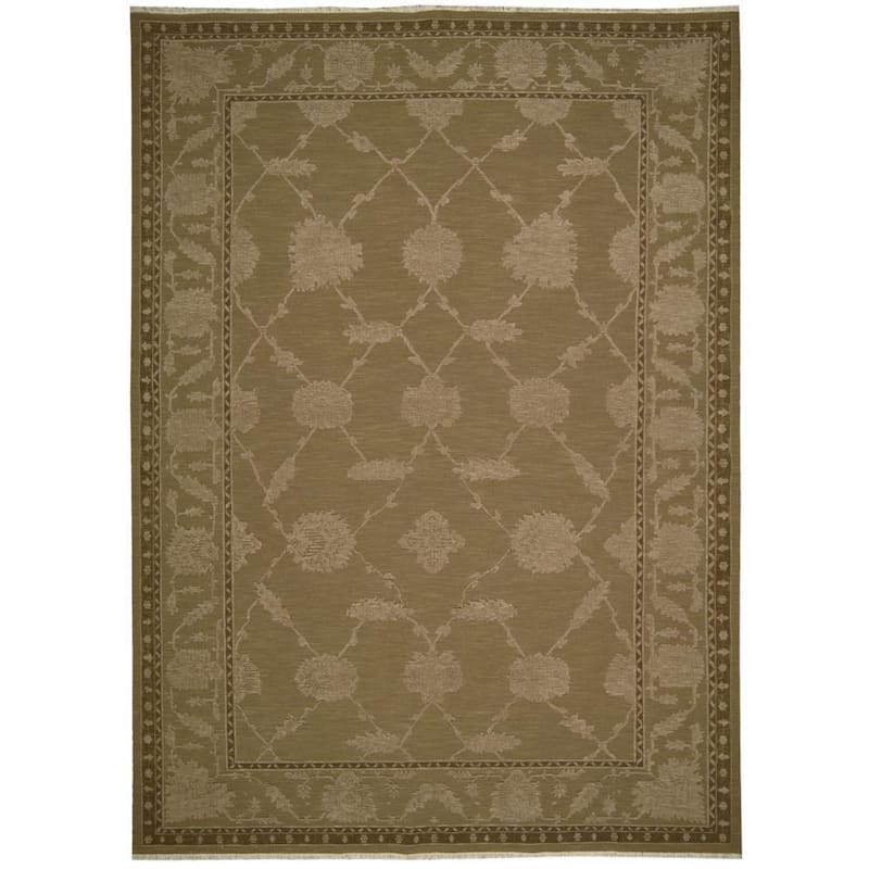 Nourison Silk Pointe Area Rug - 3' 10" x 5' 10" - Brown - Runner/Rectangle