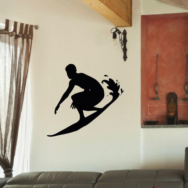 Surfer Surfing Vinyl Wall Art Decal Sticker Overstock