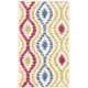 preview thumbnail 1 of 6, Waverly Aura of Flora Area Rug 2'3" x 3'9" - Lipstick - Rectangle