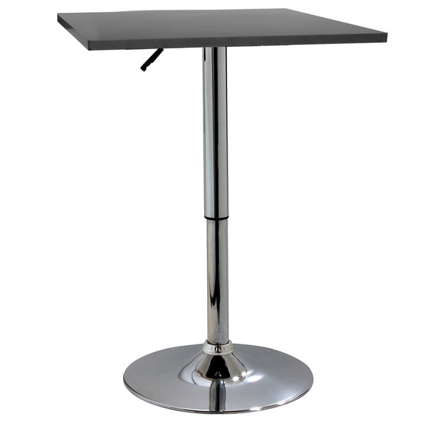 square adjustable bar table