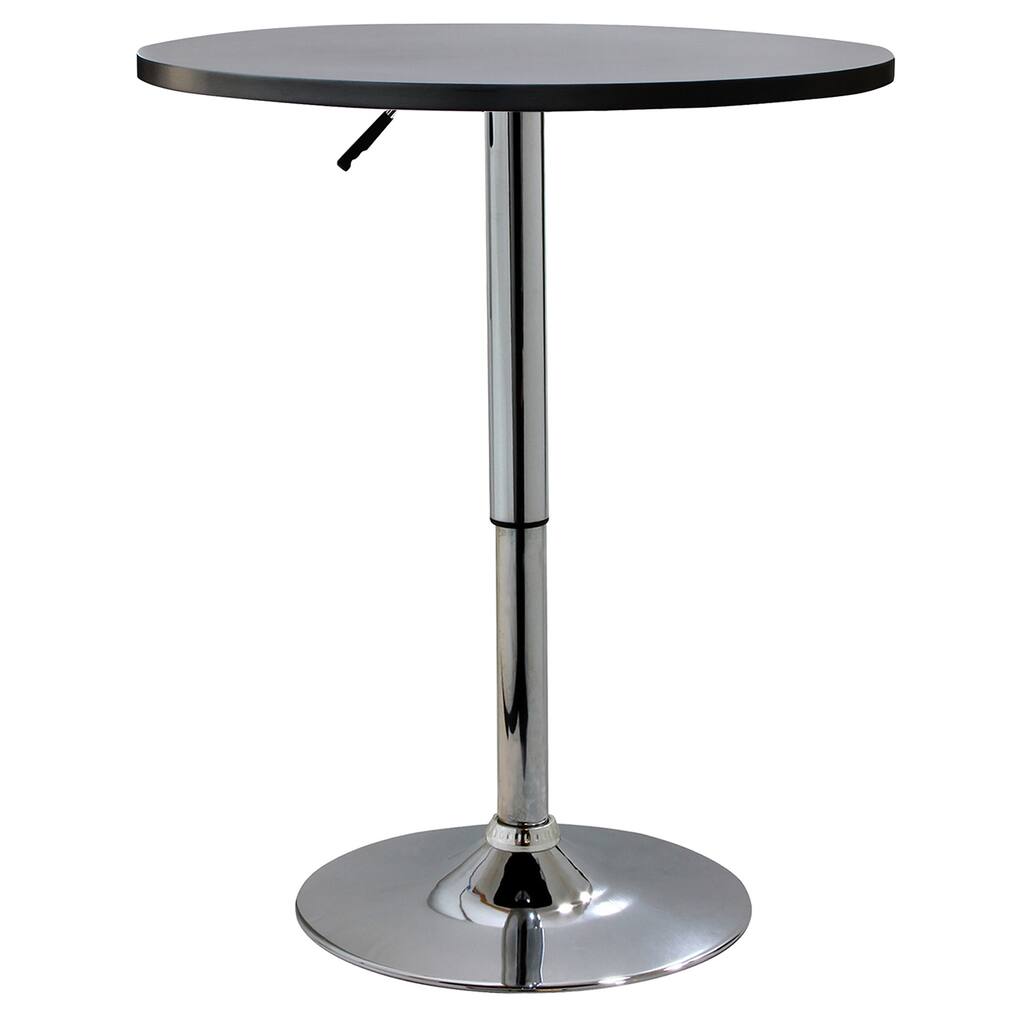 AmeriHome Classic Round Wood Top Bistro Table