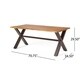 preview thumbnail 7 of 5, Sanibel Outdoor 3-piece Acacia Wood Dining Set by Christopher Knight Home