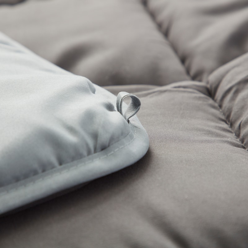 Brookside Down Alternative Reversible Comforter with Duvet Tabs