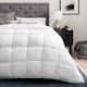 Brookside Down Alternative Reversible Comforter with Duvet Tabs - Oversized Queen - White