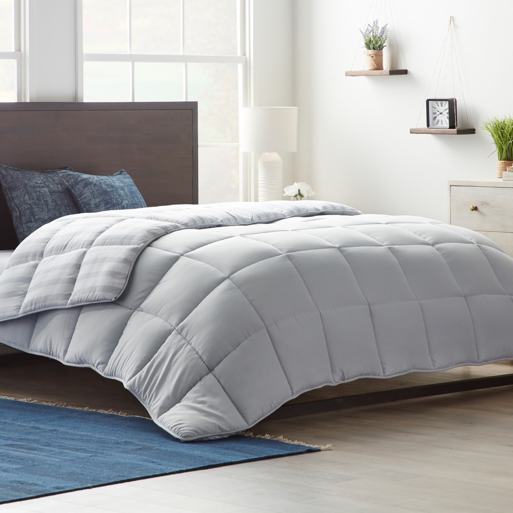 Shop Brookside Down Alternative Reversible Quilted Comforter With
