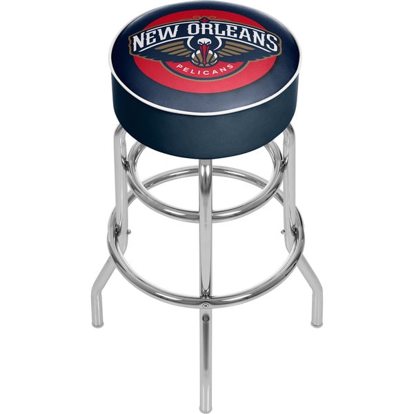 New Orleans Pelicans NBA Padded Swivel Bar Stool