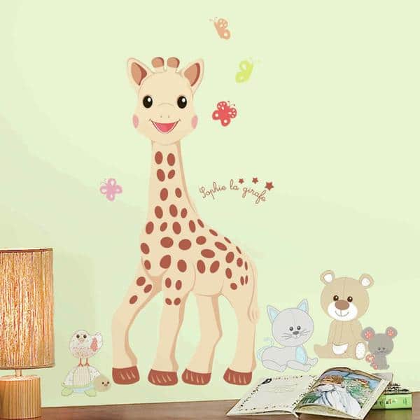 slide 2 of 3, RoomMates Sophie La Giraffe Giant Wall Decals