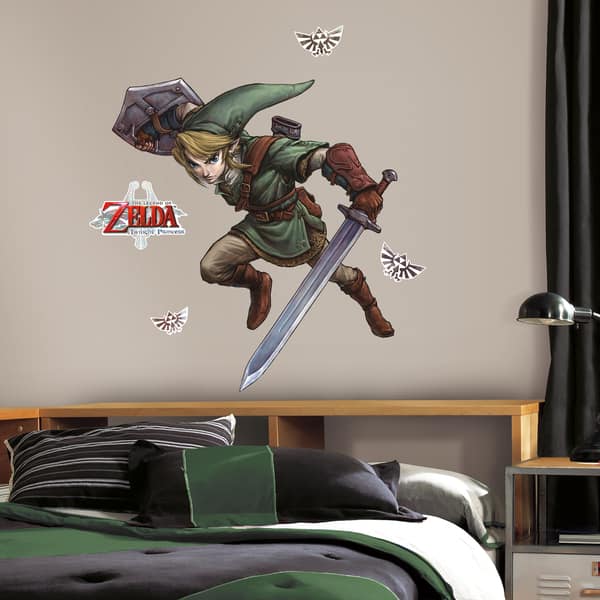 slide 2 of 3, RoomMates Zelda Twilight Princess Giant Wall Decals