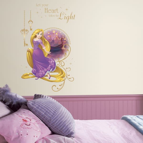 slide 2 of 3, RoomMates Disney Princess Rapunzel Giant Wall Graphic Decal
