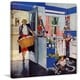 preview thumbnail 1 of 5, Marmont Hill - "Mother's Little Helpers" by John Falter Painting Print on Canvas - Multi-Color